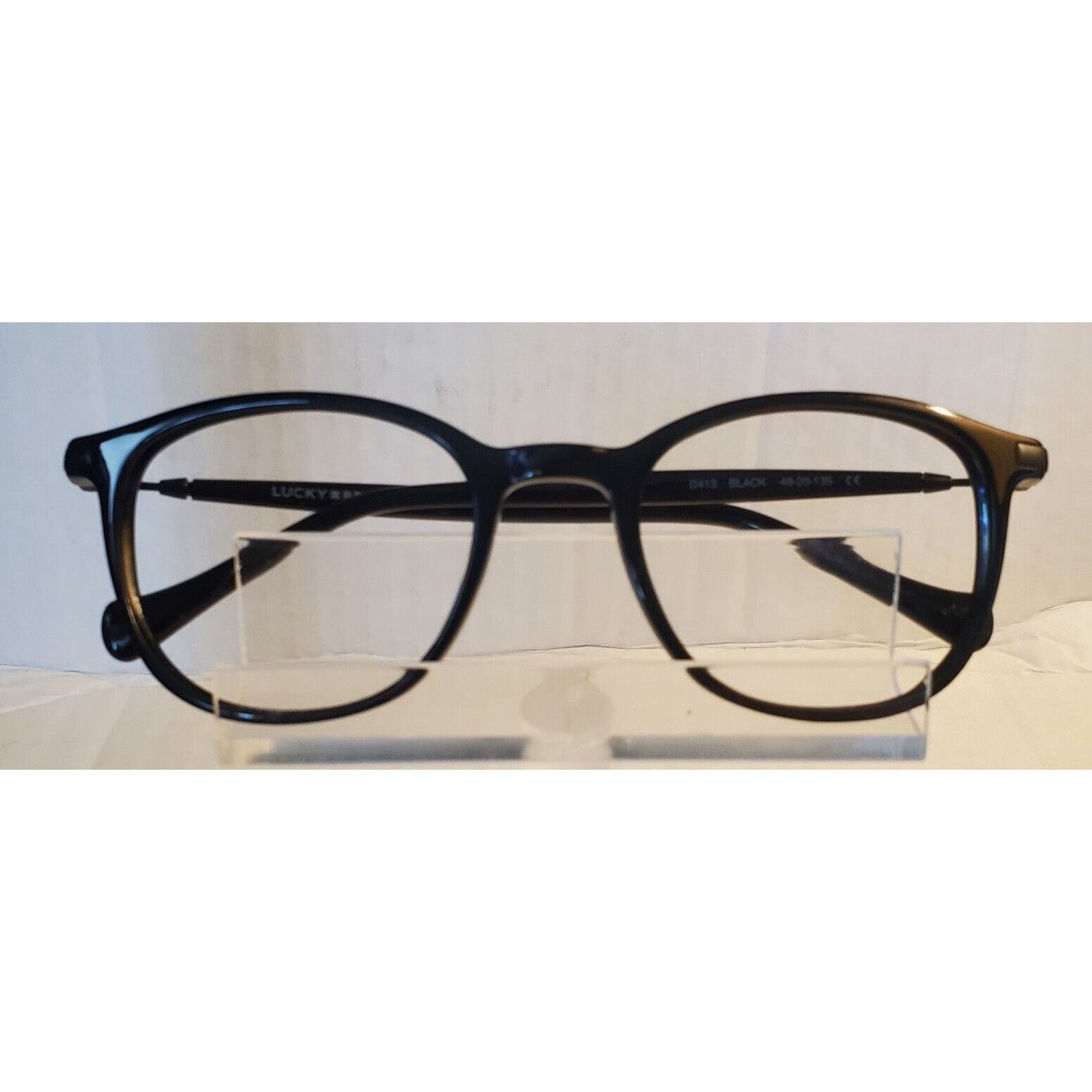 Lucky Brand D413 Plastic Eyeglasses Frame Only Black 4820135